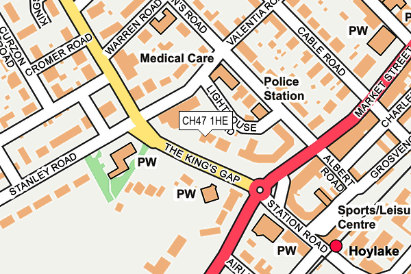 CH47 1HE map - OS OpenMap – Local (Ordnance Survey)