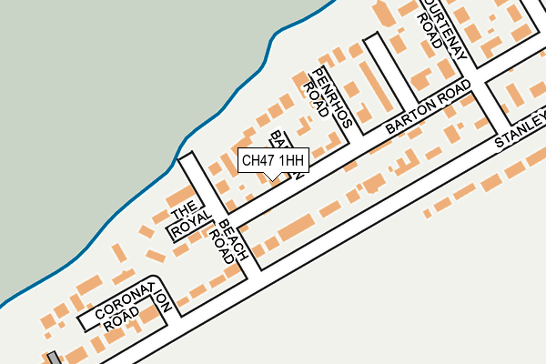 CH47 1HH map - OS OpenMap – Local (Ordnance Survey)