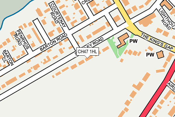 CH47 1HL map - OS OpenMap – Local (Ordnance Survey)