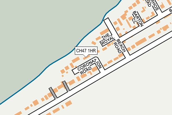 CH47 1HR map - OS OpenMap – Local (Ordnance Survey)