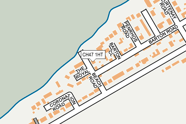 CH47 1HT map - OS OpenMap – Local (Ordnance Survey)