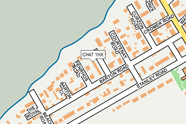 CH47 1HX map - OS OpenMap – Local (Ordnance Survey)