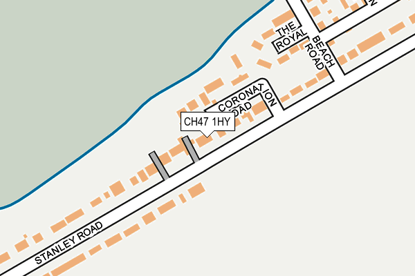 CH47 1HY map - OS OpenMap – Local (Ordnance Survey)