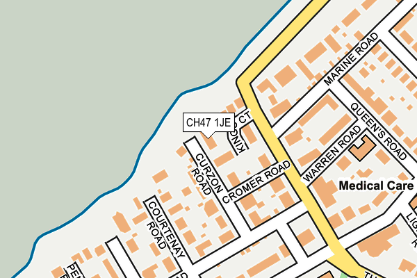 CH47 1JE map - OS OpenMap – Local (Ordnance Survey)