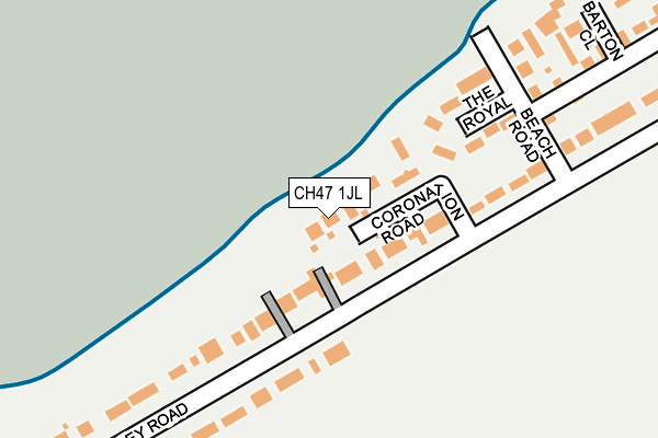 CH47 1JL map - OS OpenMap – Local (Ordnance Survey)