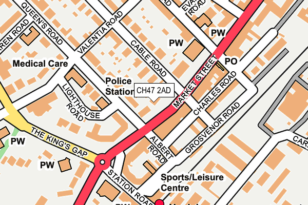 CH47 2AD map - OS OpenMap – Local (Ordnance Survey)