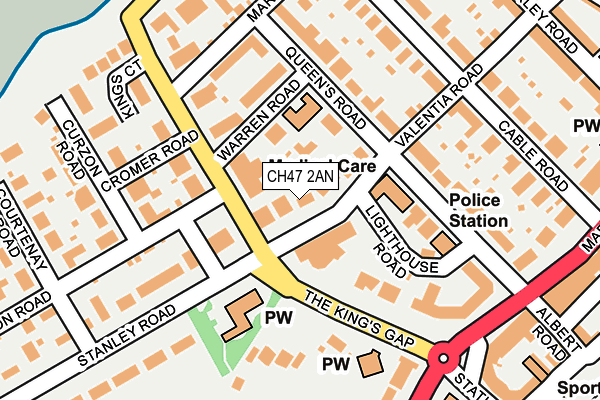 CH47 2AN map - OS OpenMap – Local (Ordnance Survey)