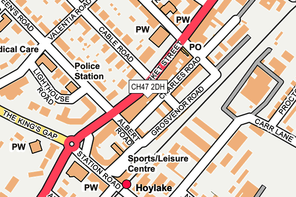 CH47 2DH map - OS OpenMap – Local (Ordnance Survey)