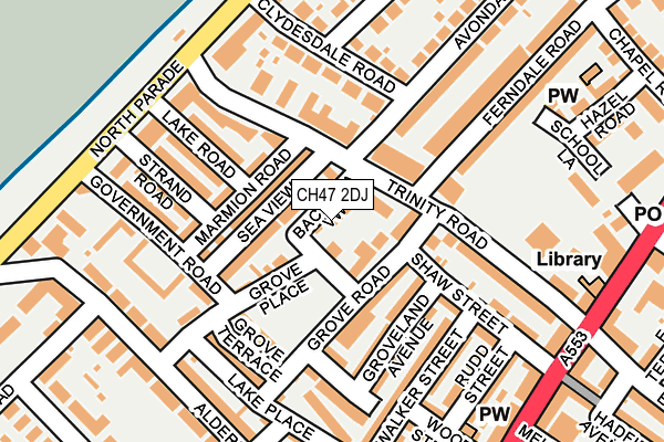 CH47 2DJ map - OS OpenMap – Local (Ordnance Survey)