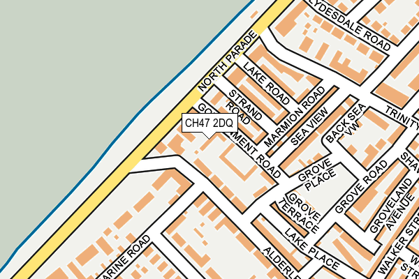 CH47 2DQ map - OS OpenMap – Local (Ordnance Survey)