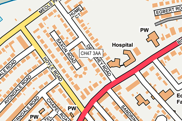 Map of PJ & CO PROPERTIES LTD at local scale