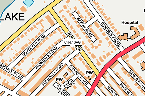 Map of POPSYS LTD at local scale