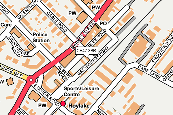 CH47 3BR map - OS OpenMap – Local (Ordnance Survey)