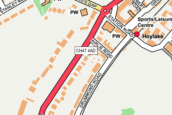CH47 4AD map - OS OpenMap – Local (Ordnance Survey)