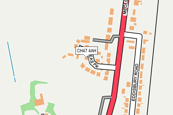 CH47 4AH map - OS OpenMap – Local (Ordnance Survey)