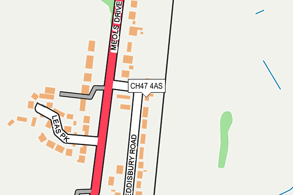 CH47 4AS map - OS OpenMap – Local (Ordnance Survey)