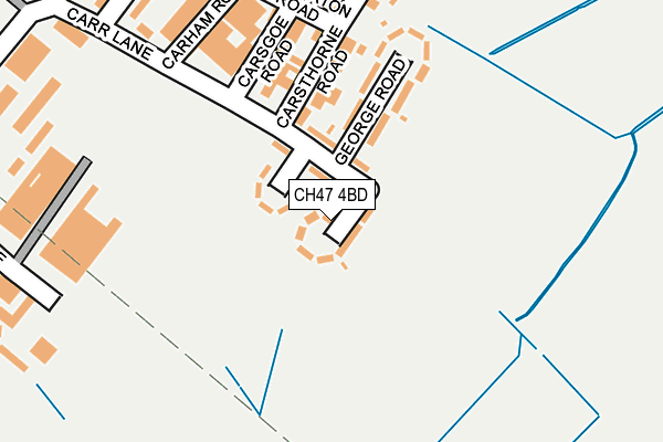 CH47 4BD map - OS OpenMap – Local (Ordnance Survey)