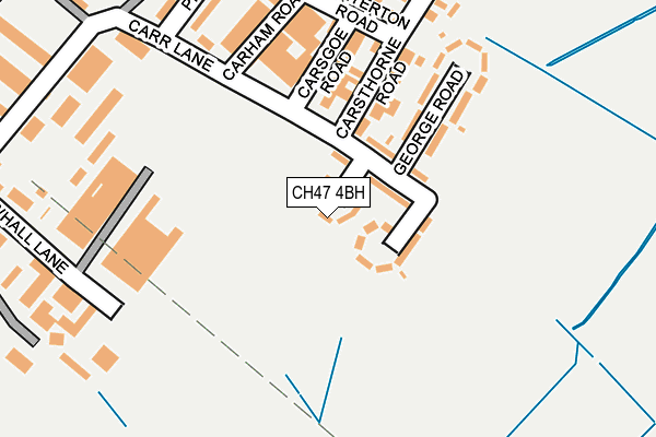 CH47 4BH map - OS OpenMap – Local (Ordnance Survey)