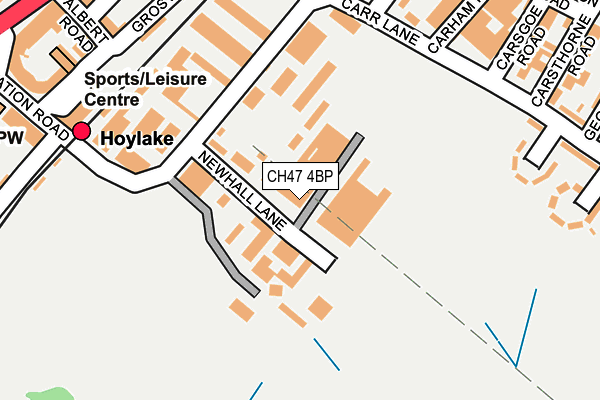 CH47 4BP map - OS OpenMap – Local (Ordnance Survey)