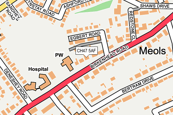 Map of 29 MEOLS DRIVE RESIDENTS COMPANY LIMITED at local scale