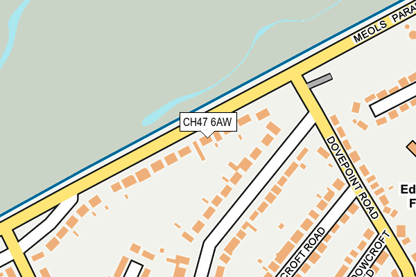 CH47 6AW map - OS OpenMap – Local (Ordnance Survey)