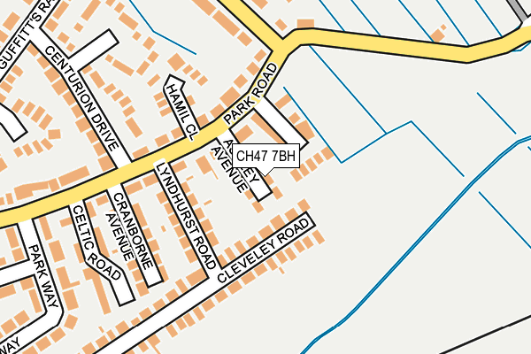 CH47 7BH map - OS OpenMap – Local (Ordnance Survey)