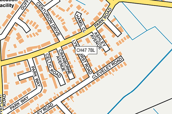 CH47 7BL map - OS OpenMap – Local (Ordnance Survey)