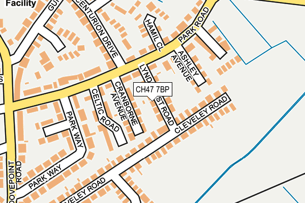 CH47 7BP map - OS OpenMap – Local (Ordnance Survey)