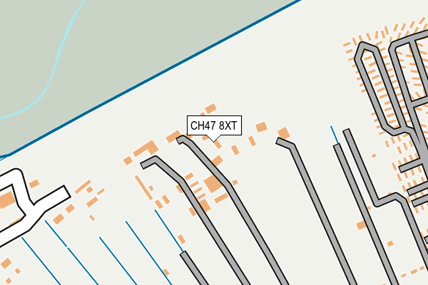 CH47 8XT map - OS OpenMap – Local (Ordnance Survey)