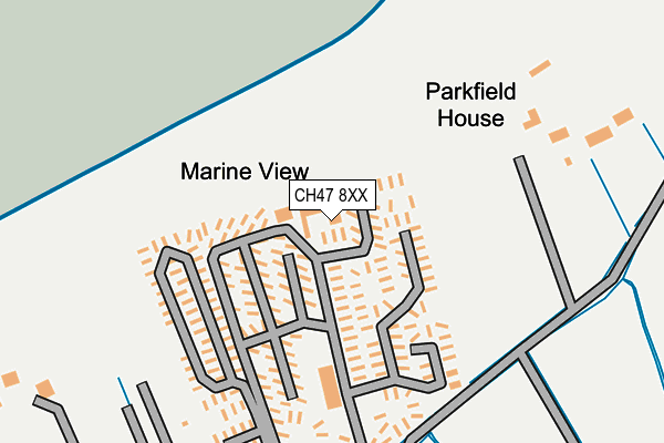 CH47 8XX map - OS OpenMap – Local (Ordnance Survey)