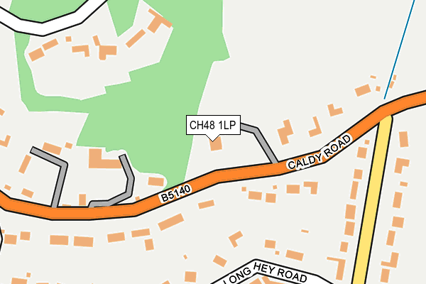 CH48 1LP map - OS OpenMap – Local (Ordnance Survey)