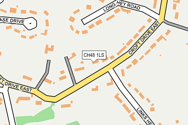 CH48 1LS map - OS OpenMap – Local (Ordnance Survey)
