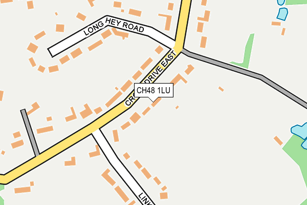 CH48 1LU map - OS OpenMap – Local (Ordnance Survey)