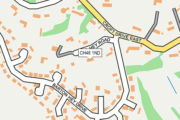 CH48 1ND map - OS OpenMap – Local (Ordnance Survey)