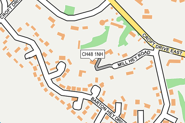 CH48 1NH map - OS OpenMap – Local (Ordnance Survey)