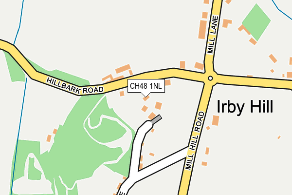 CH48 1NL map - OS OpenMap – Local (Ordnance Survey)