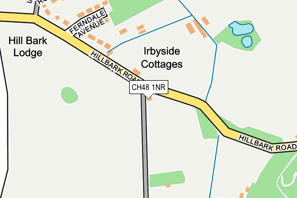 CH48 1NR map - OS OpenMap – Local (Ordnance Survey)