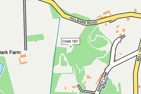 CH48 1NT map - OS OpenMap – Local (Ordnance Survey)