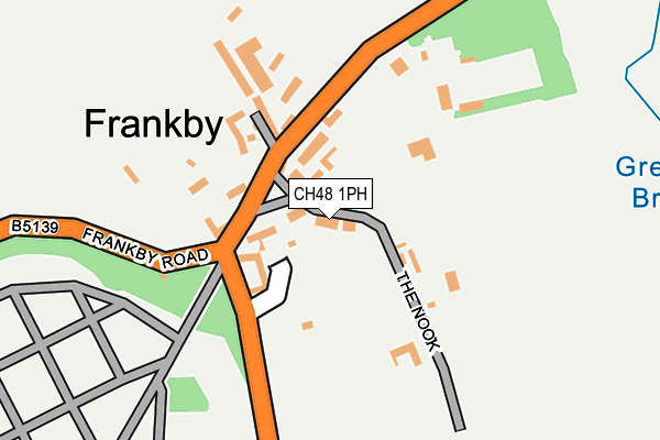 CH48 1PH map - OS OpenMap – Local (Ordnance Survey)