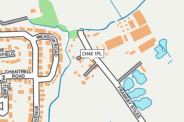 CH48 1PL map - OS OpenMap – Local (Ordnance Survey)