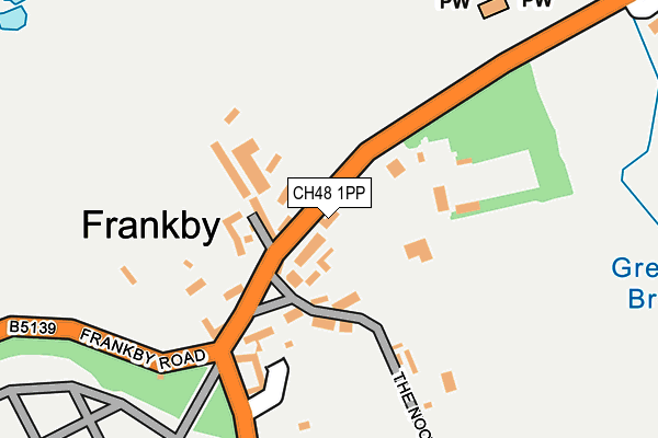 CH48 1PP map - OS OpenMap – Local (Ordnance Survey)