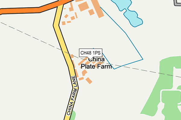 CH48 1PS map - OS OpenMap – Local (Ordnance Survey)