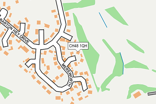 CH48 1QH map - OS OpenMap – Local (Ordnance Survey)