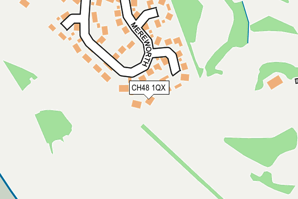 CH48 1QX map - OS OpenMap – Local (Ordnance Survey)