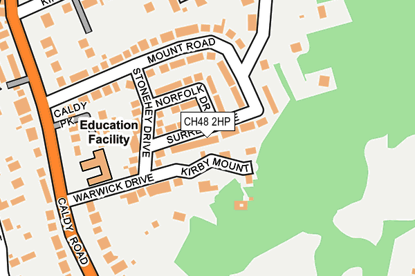 CH48 2HP map - OS OpenMap – Local (Ordnance Survey)