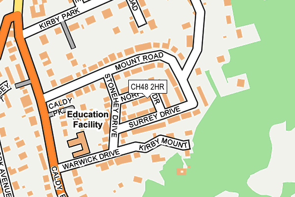 CH48 2HR map - OS OpenMap – Local (Ordnance Survey)