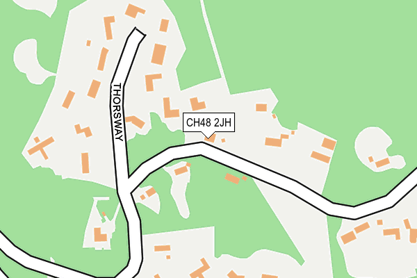 CH48 2JH map - OS OpenMap – Local (Ordnance Survey)