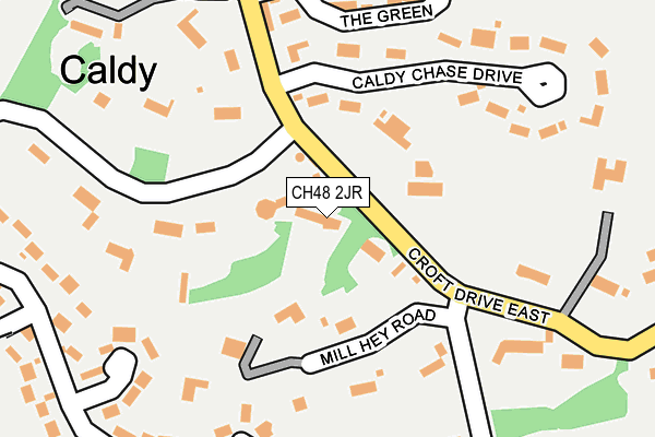 CH48 2JR map - OS OpenMap – Local (Ordnance Survey)