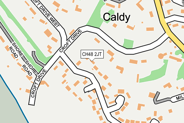 CH48 2JT map - OS OpenMap – Local (Ordnance Survey)