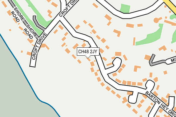 CH48 2JY map - OS OpenMap – Local (Ordnance Survey)
